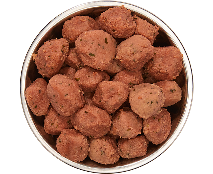 Fresh Meatballs with Beef, Sweet Potato & Spinach